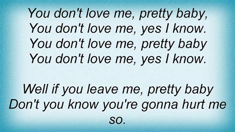 you don't love me lyrics